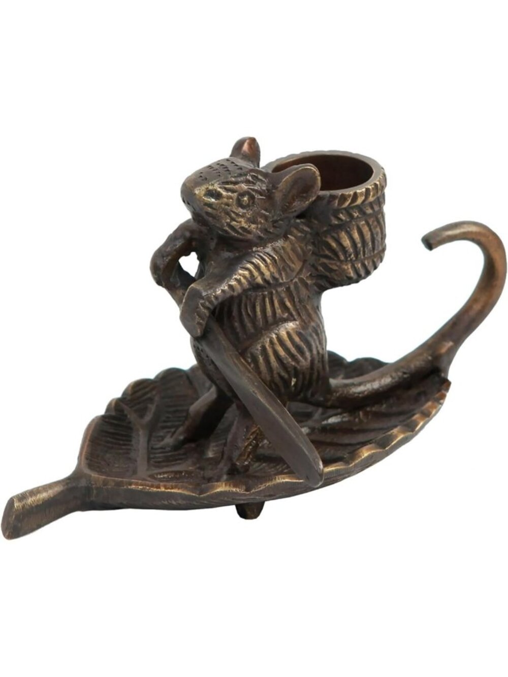Unique Intrepid Mouse Candleholder - Whimsical Home Decor & Gift Idea